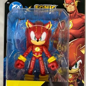 DC x Sonic Sonic The Hedgehog Sonic as THE FLASH 5”Action Figure